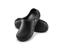 ESTRO Sabots Homme Clogs Femme - Unisexe Sabot Jardin Femme Sabot Plastique Homme Sabots de Jardin Léger Gomme F92 (46, Noir)