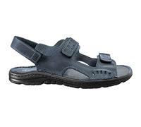 ESTRO Sandale Homme Mules Homme - Sandales Homme Été Cuir avec Semelle Antidérapante s2 (45 EU, Noir)