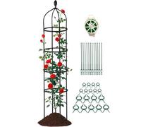 Estructura Para Pepinos - Soporte Para Plantas Ajustable | Soporte Metálico Ajustable Para Plantas Trepadoras Con De Crecimiento Flores, Guisantes, Judías, Pepinos Y Hortalizas