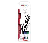 Estuche Rotulador punta pincel 4 colores