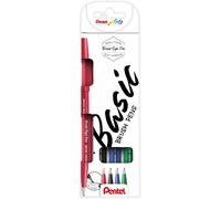 Estuche Rotulador Punta Pincel 4 Colores