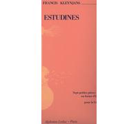 ESTUDINES 7 petites pièces en forme d'études pour Guitare