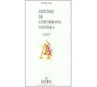 Estudios De La Lexicografia Espanola