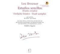 Estudios Sencillos-Einfache Etüden-Études simples. Gitarre Solo. Enthält Online-Audio