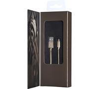 eSTUFF 1 m USB 2.0 1 m USB à Micro USB B Gold - USB Cables (USB A, Micro-USB B, Male/Male, Straight, Straight, Gold)