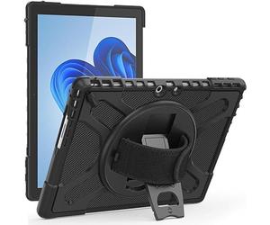 eSTUFF Atlanta Defender Case Microsoft Surface Pro 9 -, W128437491 (Microsoft Surface Pro 9 - Black Raised Sides and Hard-Shell Design with Hand Strap and Shoulder Strap)