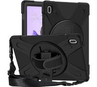 eSTUFF Austin Defender Case Étui de Protection pour Samsung Galaxy Tab S9 FE+, Noir, Plastique, Haute Performance, Voyage, Quotidien, Protection