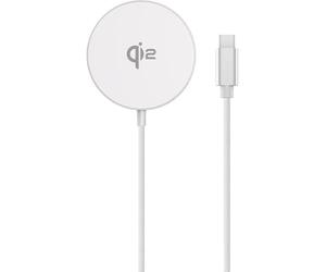 eSTUFF Chargeur magnétique sans fil QI2 15 W, MHXH3ZM/A (chargeur)