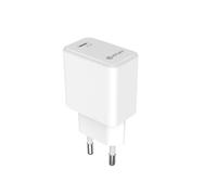 eSTUFF Chargeur USB-C EU PD 20W. 1 x USB-C, blanc, ES635025, MHJE3ZM/A, MBXUSB-AC0005, (USB-C, Blanc)