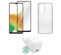 eSTUFF ES-KIT-SAMGALA335G chargeur d'appareils mobiles Téléphone portable Transparent, Blanc Secteur Intérieure