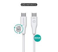 eSTUFF ES604370 câble USB USB 2.0 3 m USB C Blanc