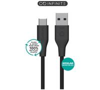 eSTUFF ES605280 câble USB USB 2.0 2 m USB C USB A 60 W Noir