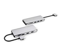 eSTUFF ES623010 hub & concentrateur USB 3.2 Gen 1 (3.1 Gen 1) Type-C 5000 Mbit/s Aluminium
