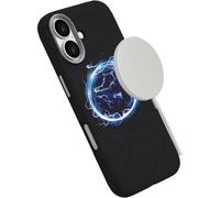 eSTUFF Infinite (GRS) Venice Coque magnétique en cuir noir pour iPhone 17 W129129785 (17 en cuir noir). Matériau : 65 % PC recy RS) et 21 % TPU recy RS)