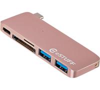 eSTUFF ES84121-ROSE station d'accueil USB 3.2 Gen 2 (3.1 Gen 2) Type-C Or rose