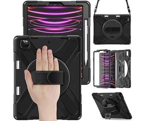 eSTUFF Étui de protection intégral Chicago pour iPad Pro 13 2025/2024 avec W128879596 (coque intégrale avec protecteur d'écran intégré)
