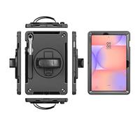 eSTUFF Galaxy Tab S10 Lite/S10FE/S9FE /S9 Ohio, W129249316 (Lite/S10FE/S9FE/S9FE /S9 Ohio Defender Étui avec dragonne et bandoulière) Noir