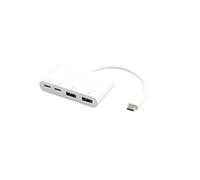 eSTUFF Hub USB ES625002 - 2x USB‑C 5 Gbps, 2x USB 3.0 5 Gbps - Compatible PC/Console