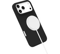 eSTUFF Infinite (GRS) Rome Coque magnétique pour iPhone 17 Pro Max Noir W129129780 (Pro Max Black Cover. Matériel: 55% (GRS) recyclé PC et 26% silicone recyclé)