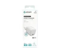 eStuff Infinite USB-C Charger EU PD 20W. 1 x USB-C. White, ES635025, MHJE3ZM/A (20W. 1 x USB-C. White. Recycled Plastic)