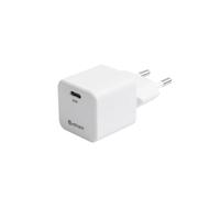 eSTUFF Infinite USB-C Charger EU PD 30W GaN. 1 x USB-C. White, W128352864 (30W GaN. 1 x USB-C. White. Recycled Plastic)