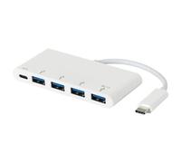 eSTUFF USB-C Charging hub - Concentrateur (hub) - 4 x SuperSpeed USB 3.0 x USB-C - de bureau