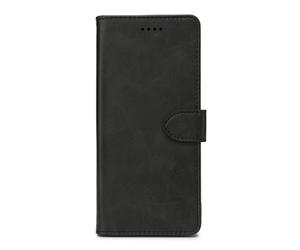 eSTUFF Wales A15 4G/5G Galaxy. Étui portefeuille noir. Matériau : W128917973 (Étui portefeuille noir. Matériau : 100 % plastique)