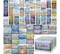 Estune Lot de 240 cartes de verset de la Bible avec inscriptions complètes - Mini cartes de prière pour homme et femme - Cartes de motivation assorties - Pour étudiant, ami, cadeau religieux chrétien