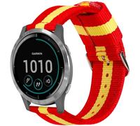 ESTUYOYA Bracelet 22mm compatible avec Garmin Venu 4 45mm Espagne Rouge