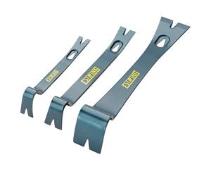 ESTWING Lot de 3 pieds-de-biche - 14 cm, 19 cm et 25,4 cm avec lames larges et fines et construction en acier forgé - PB3PC, bleu