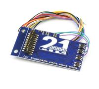 ESU Platine d'adaptation précâblée pour décodeur 21MTC NEM 660 - toutes échelles