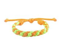 EsUkar Bracelet Homme,Bracelet Tissé Homme Jaune Bracelet Paracorde Réglable Coloré Décontracté Nautique Surf Bracelet Breloque Graduation Chakra Bijoux Pour Voyage Cadeaux