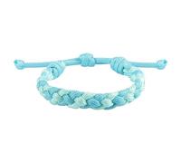 EsUkar Bracelet Personnalisé,Bracelet Tissé Homme Bleu Bracelet Paracorde Réglable Coloré Décontracté Nautique Surf Bracelet Breloque Graduation Chakra Bijoux Pour Voyage Cadeaux