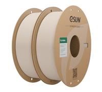 eSUN Amélioré PLA Mat Filament 1.75mm, Imprimante 3D Filament PLA Matte, 1KG par Bobine,2 Bobines de Filament d'impression 3D pour Imprimante 3D,Kaki Clair+Kaki Clair