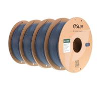 eSUN Amélioré PLA Mat Filament 1.75mm, Imprimante 3D Filament PLA Matte, 1KG par Bobine, 4 Bobines de Filament d'impression 3D pour Imprimante 3D, Gris Foncé