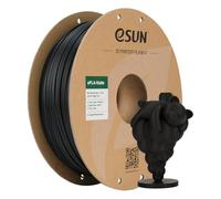 eSUN Bobine de filament PLA noir mat de 1,75 mm pour la plupart des imprimantes 3D FDM - Précision dimensionnelle +/- 0,03 mm - Bobine en carton de 1 kg - Noir profond