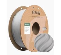 eSUN Bobine de filament PLA rapide de 1,75 mm, précision dimensionnelle de base +/- 0,05 mm, bobine de 1 kg pour imprimantes 3D, gris béton basique