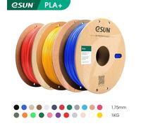 ESUN Filament d'Imprimante 3D PLA, Fast Printing Précision Dimensionnelle de 1.75 mm, Environ 0.03mm, Bobine de 1KG 2.2 LBS, Matériau d'Impression, High-Speed Imprimante 3D PLA Plus Beige clair
