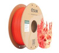 eSUN Filament Mat Bicolore 1.75mm 1KG pour Imprimante 3D,Rouge Jaune | Texture Givrée