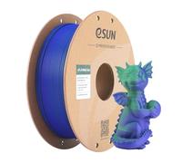 eSUN Filament Mat Bicolore 1.75mm 1KG pour Imprimante 3D,Vert Bleu
