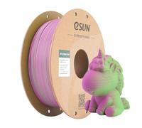 eSUN Filament Mat Bicolore 1.75mm 1KG pour Imprimante 3D,Vert Rose | Texture Givrée