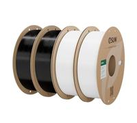 eSUN Filament PETG+ 1,75 mm, noir - 2 kg + blanc - 2 kg