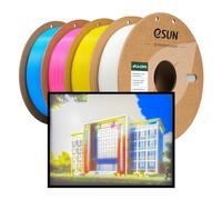 eSUN Filament PL 1.75mm, CMYK Lithophane PLA Plus 4KG pour Imprimante 3D | Filament Haute Vitesse Précision Dimensionnelle +/- 0.03mm
