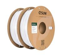 eSUN Filament PLA 1.75mm, Filament pour Imprimante 3D PLA Précision Dimensionnelle +/- 0.03mm, 1KG par Bobine, 2 Bobines Filament pour Imprimante 3D,Blanc Froid et Blanc Froid