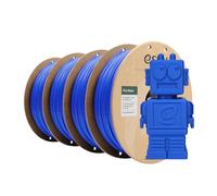 eSUN Filament PLA 1.75mm, PLA Basic 3D Imprimante Filament Précision Dimensionnelle +/- 0.05mm, 1KG par Bobine, 4 Bobines Filament,Bleu