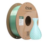 eSUN Filament PLA Arc-en-Ciel Transparent 1.75mm, Filament d'Impression Translucide et Multicolore Bobine de 1KG (2.2 LBS) pour Imprimantes 3D,Cyan Cristal