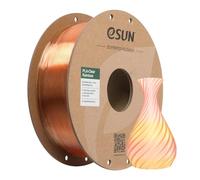eSUN Filament PLA Arc-en-Ciel Transparent 1.75mm, Filament d'Impression Translucide et Multicolore Bobine de 1KG (2.2 LBS) pour Imprimantes 3D,Jaune Rose