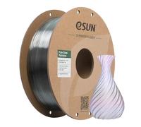 eSUN Filament PLA Arc-en-Ciel Transparent 1.75mm, Filament d'Impression Translucide et Multicolore Bobine de 1KG (2.2 LBS) pour Imprimantes 3D,Violet Bleu Gris