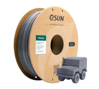 eSUN Filament PLA Lite gris pour impression 3D, précision dimensionnelle +/- 0,03 mm, bobine en carton de 1 kg pour imprimante 3D, gris