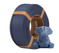 eSUN Mat PLA Refill Filament 1.75mm 1KG pour Imprimante 3D,Gris Foncé | Filament d'Impression 3D Sans Bobine